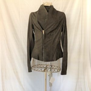 NWT Rick Owens Princess Biker Leather Jacket US 12